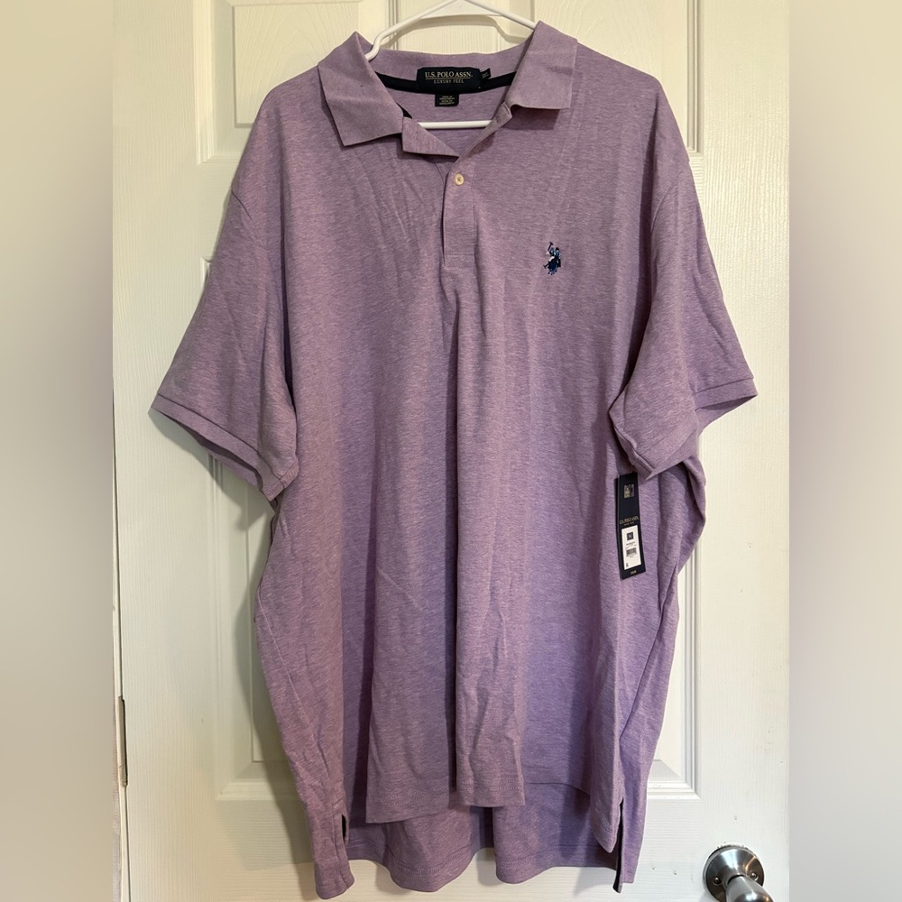 NWT U.S. Polo Assn. Men’s 3x Lilac Heather top